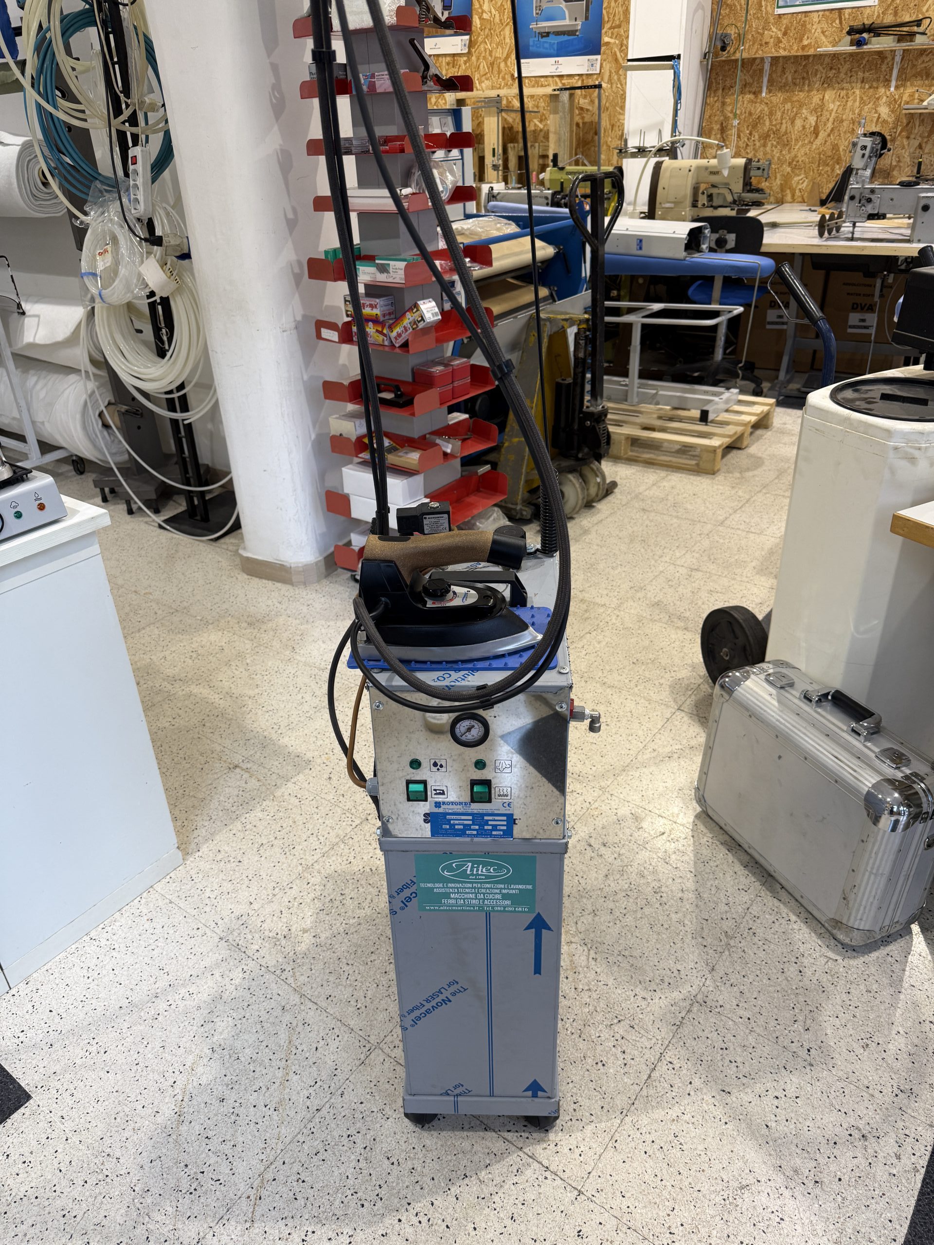 caldaia automatica rotondi con ferro da stiro mod mini 6