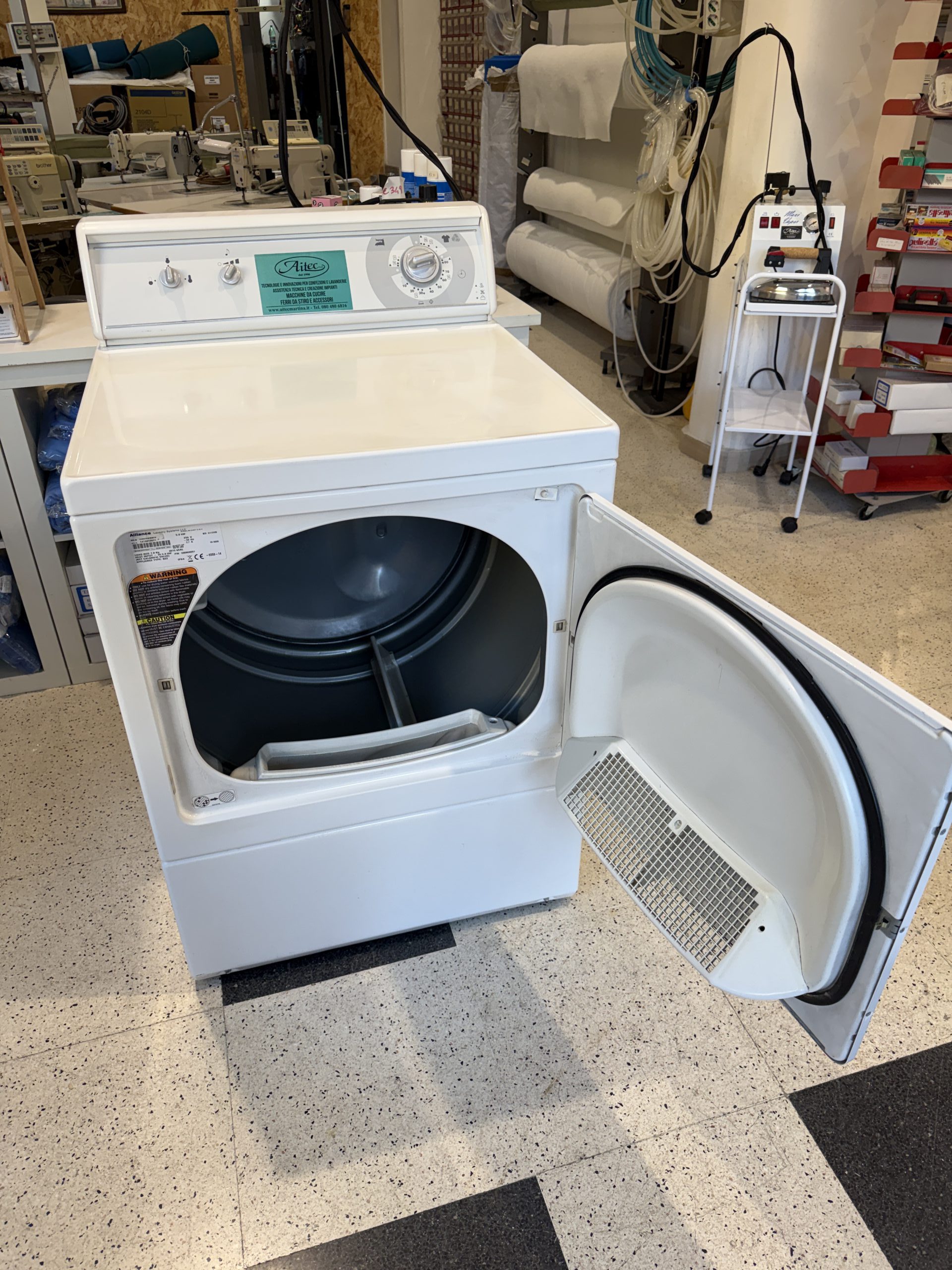 asciugatrice americana a gas 10 kg