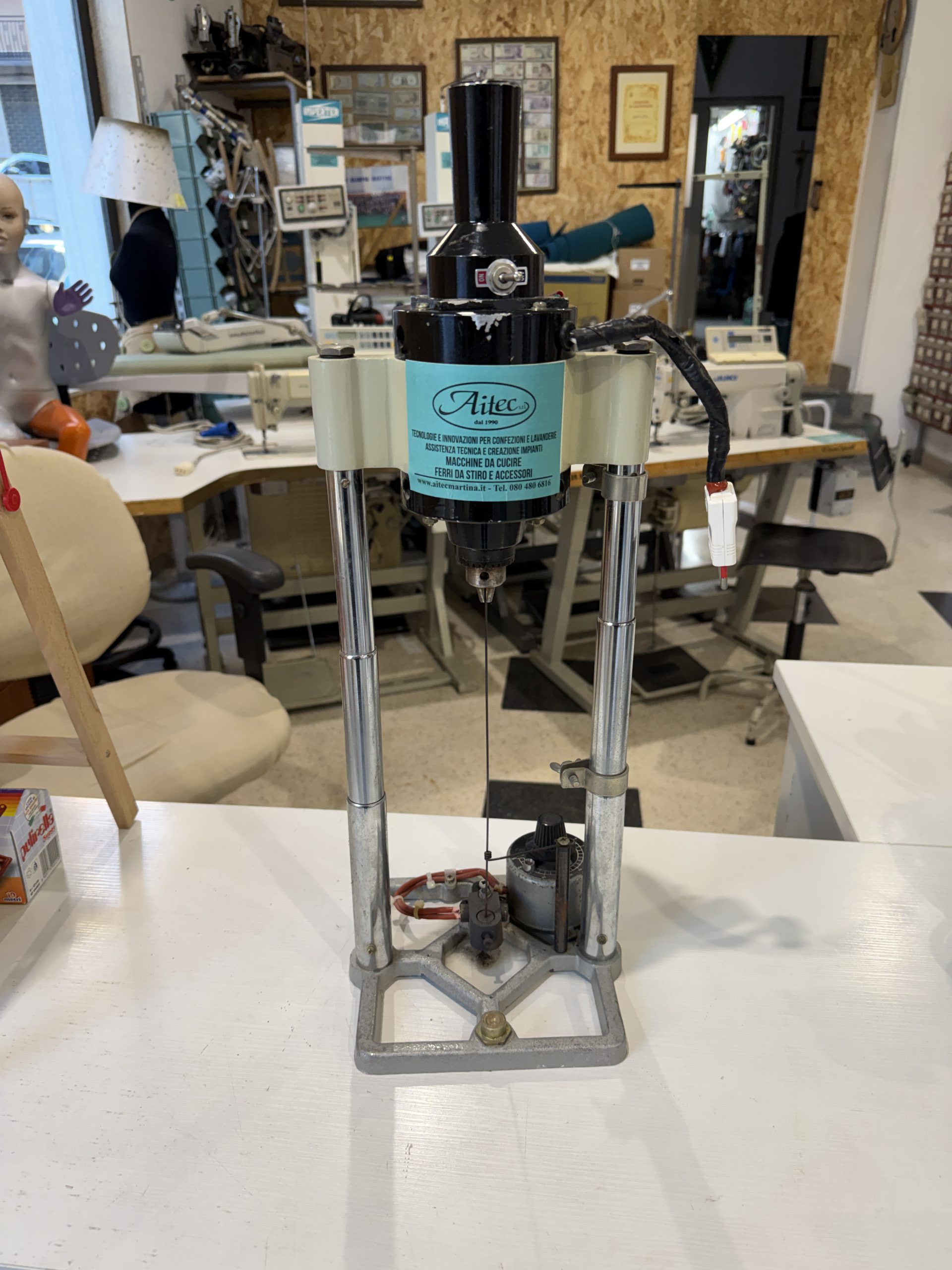 trapano perforatore a caldo per tessuto